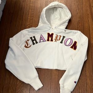 Champion cropped hoodie size extra small